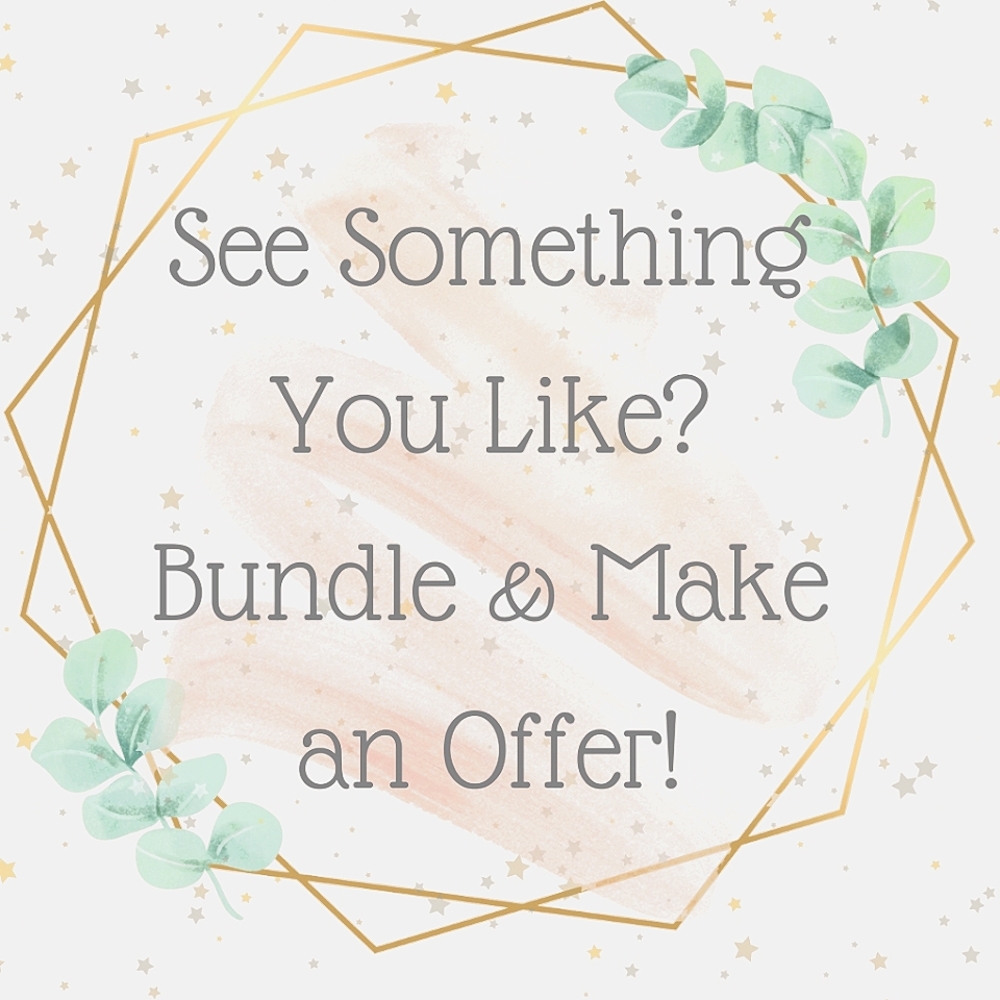 SALE! Make an Offer Bundle and Save! 10% OFF 3 Closet Items